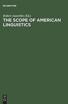 portada The Scope of American Linguistics (en Inglés)