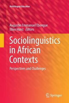 portada Sociolinguistics in African Contexts: Perspectives and Challenges