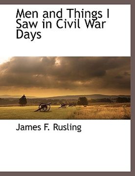 portada men and things i saw in civil war days