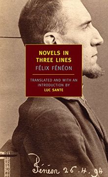 portada Novels in Three Lines (New York Review Books Classics) (in English)