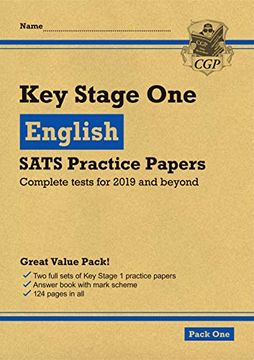 portada New ks1 English Sats Practice Papers: Pack 1 (For the Tests in 2019) (Cgp ks1 Sats Practice Papers) (in English)