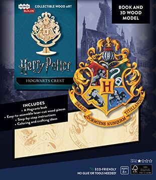 portada Harry Potter Hogwarts Crest Modelo Para Armar en Madera (in English)