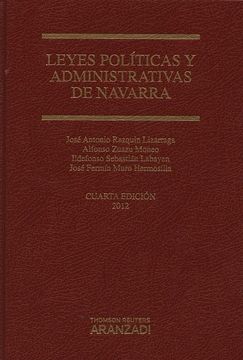 portada Leyes Políticas y Administrativas de Navarra (Código Profesional)