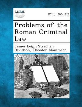 portada Problems of the Roman Criminal Law (en Inglés)