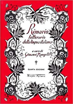 portada Rimario Letterario Della Lingua Italiana (en Italiano)