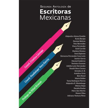 portada Segunda Antología de Escritoras Mexicanas