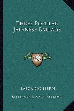 portada three popular japanese ballads (en Inglés)