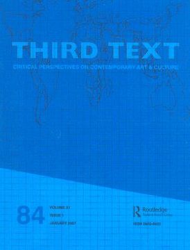portada third text: critical perspectives on contemporary art & culture (en Inglés)