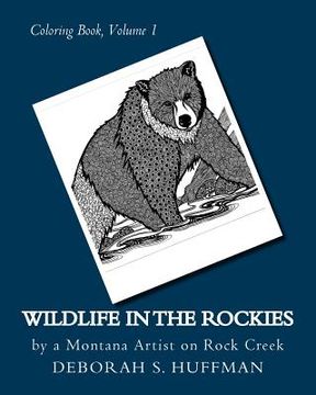 portada Wildlife in the Rockies: Coloring Book (in English)