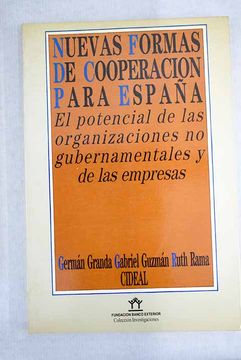 portada Nuevas formas de cooperación para España: el potencial de las organizaciones no gubernamentales y de las empresas