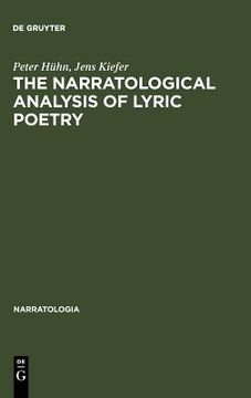 portada the narratological analysis of lyric poetry: studies in english poetry from the 16th to the 20th century