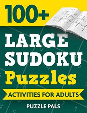 portada 100+ Large Sudoku Puzzles: Activities for Adults (en Inglés)