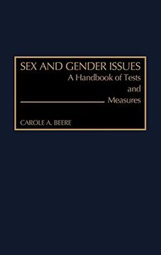 portada Sex and Gender Issues: A Handbook of Tests and Measures (en Inglés)