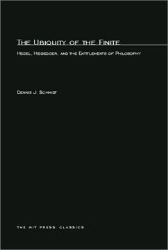 portada The Ubiquity of the Finite: Hegel, Heidegger, and the Entitlements of Philosophy (Studies in Contemporary German Social Thought) (in English)