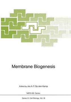 portada membrane biogenesis (en Inglés)