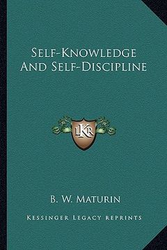 portada self-knowledge and self-discipline