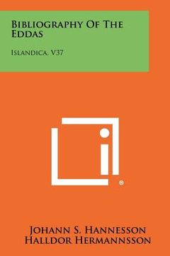 portada bibliography of the eddas: islandica, v37
