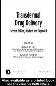 portada transdermal drug delivery systems: revised and expanded (en Inglés)