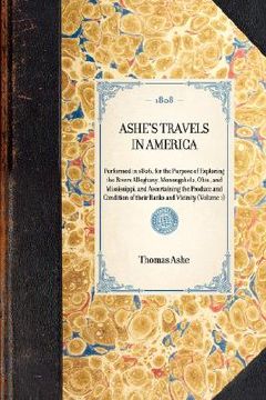 portada ashe's travels in america (en Inglés)