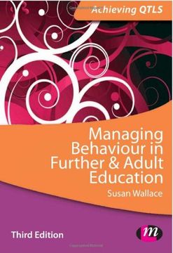 portada Managing Behaviour in Further and Adult Education (en Inglés)