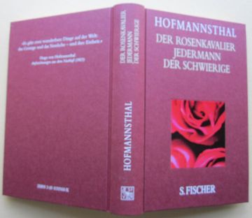 portada Der Rosenkavalier. Jedermann. Der Schwierige. Nachwort von Joachim Kaiser. (in German)
