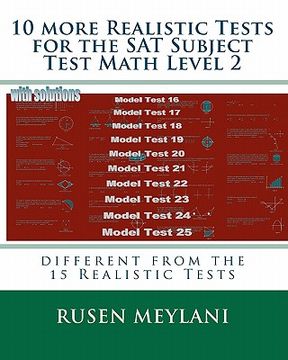 portada 10 more realistic tests for the sat subject test math level 2 (en Inglés)