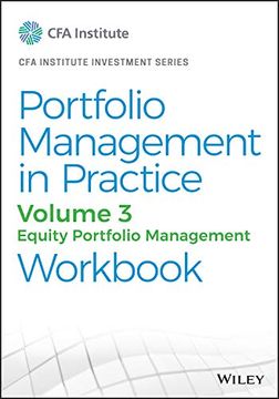 portada Portfolio Management in Practice, Volume 3: Equity Portfolio Management Workbook (Cfa Institute Investment Series) (en Inglés)
