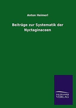 portada Beiträge zur Systematik der Nyctaginaceen