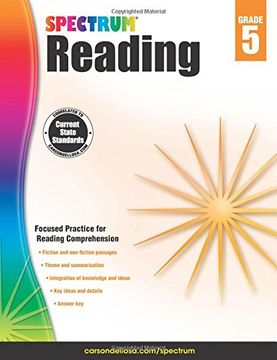 Spectrum Reading Workbook, Grade 5