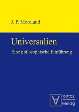 portada Universalien: Eine Philosophische Einführung. Übersetzt von Sebastian Muders (en Alemán)