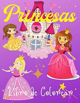 portada Princesas Libro de Colorear: Increíbles Ilustraciones con Bonitas Princesas