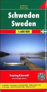 portada Suède : 1/600 000 (Road Maps)