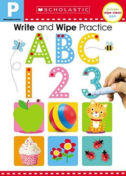 portada Write and Wipe Practice Flip Book: Abc 123 (Scholastic Early Learners) (en Inglés)