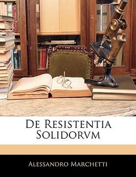 portada de Resistentia Solidorvm (en Latin)