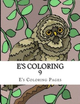portada E's Coloring 9 (en Inglés)