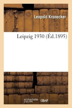 portada Leipzig 1930 (en Francés)