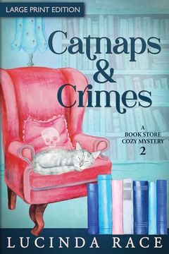 portada Catnaps & Crimes Large Print: A Paranormal Witch Cozy Mystery (en Inglés)