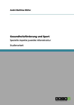 portada Gesundheitsförderung und Sport (German Edition)