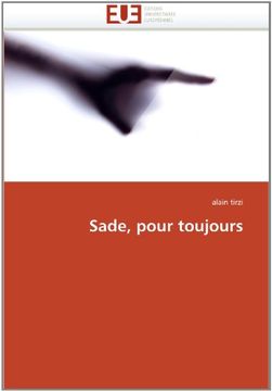 portada Sade, Pour Toujours