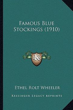 portada famous blue stockings (1910)