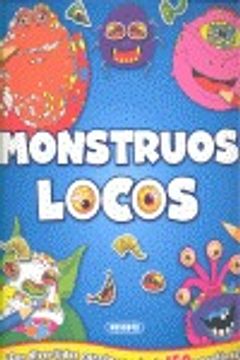 portada Monstruos locos con caretas y pegatinas (in Spanish)