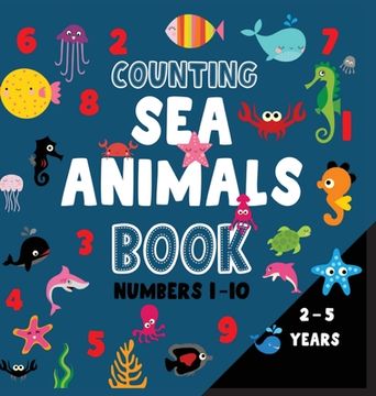 portada Counting sea animals book numbers 1-10 (en Inglés)