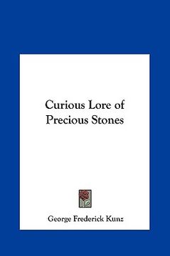 portada curious lore of precious stones (in English)