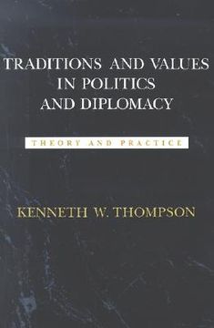 portada traditions and values in politics and diplomacy: theory and practice (en Inglés)