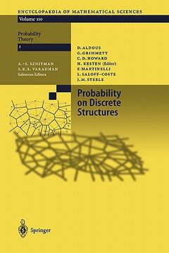 portada probability on discrete structures (en Inglés)