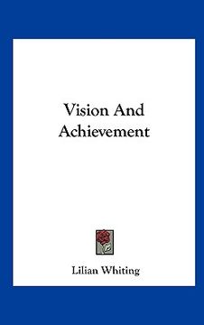 portada vision and achievement (en Inglés)