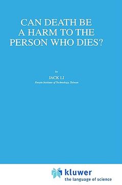 portada can death be a harm to the person who dies? (en Inglés)