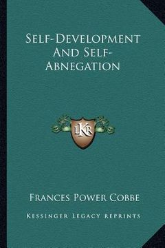 portada self-development and self-abnegation (in English)