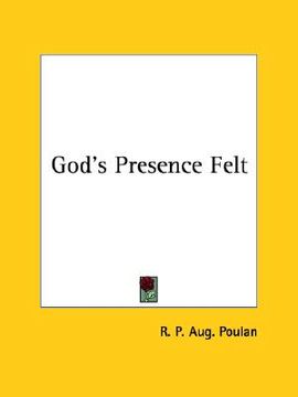 portada god's presence felt (in English)