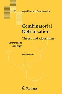 portada combinatorial optimization: theory and algorithms (in English)